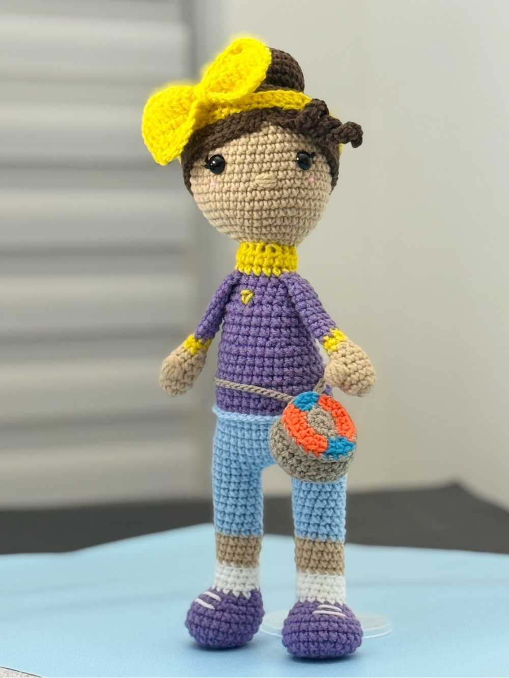 Handmade Crochet Meekah Inspired Amigurumi Doll 16” Gift for Kids